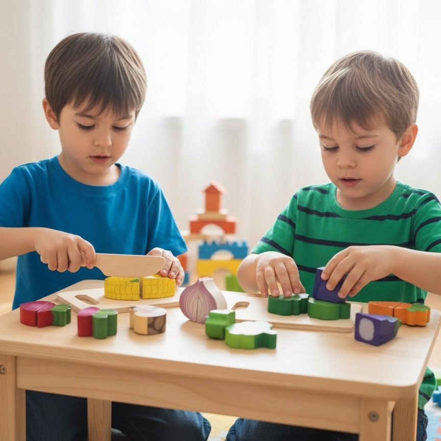 Tiny Chef Wooden Simulated Fruit Cutting Toy