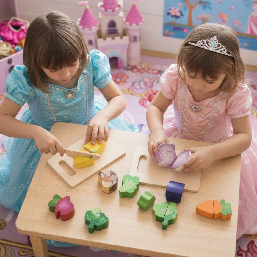 Tiny Chef Wooden Simulated Fruit Cutting Toy