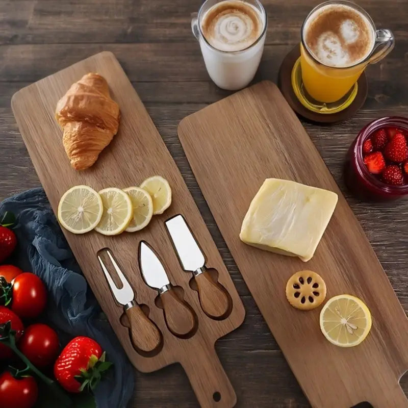 Cheese Board with 3pcs Cheese Knife