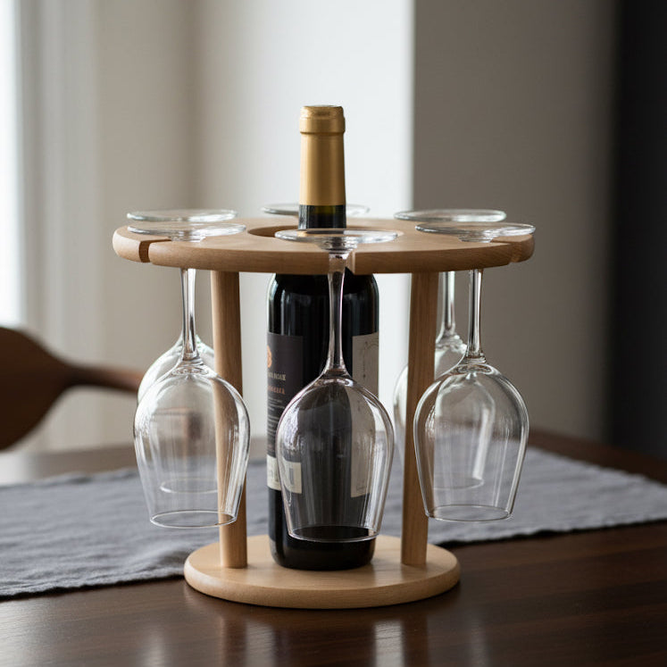 Turn Your Wine, Upside-down rack