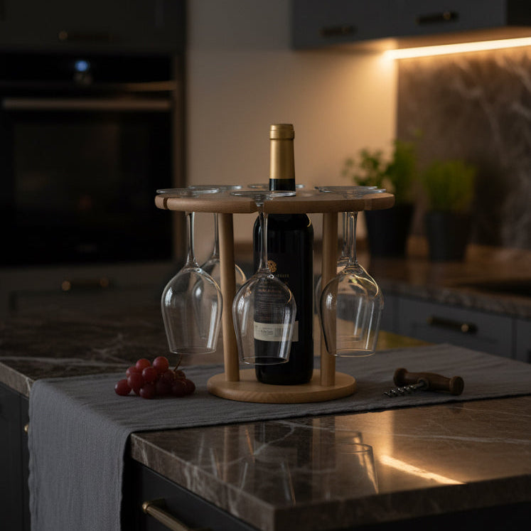 Turn Your Wine, Upside-down rack