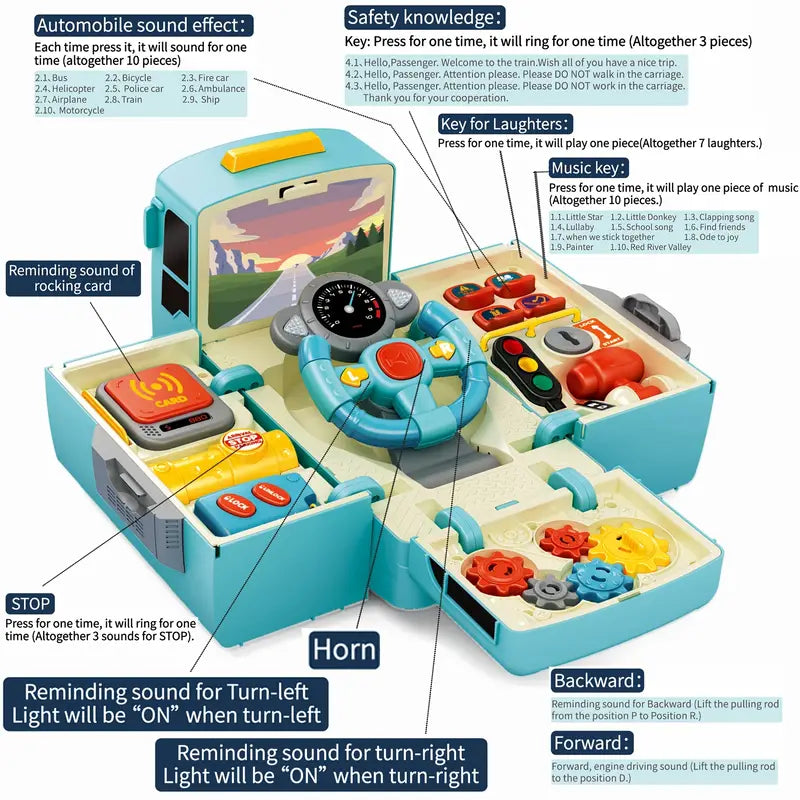 Plastic Sound and Light Transforming Bus